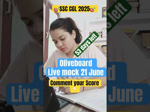 SSC CGL 2025🔥||📚🎯Oliveboard