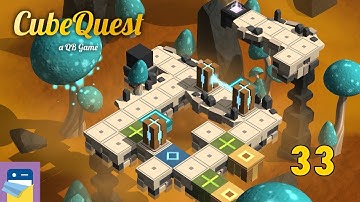 CubeQuest - a QB Game: Level 33 Solution + Secret & iOS Gameplay Walkthrough (by Stephan Goebel)