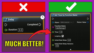 You should START using Set timer by function name and here is why