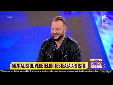 Mentalistul vedetelor l-a speriat pe Valahu