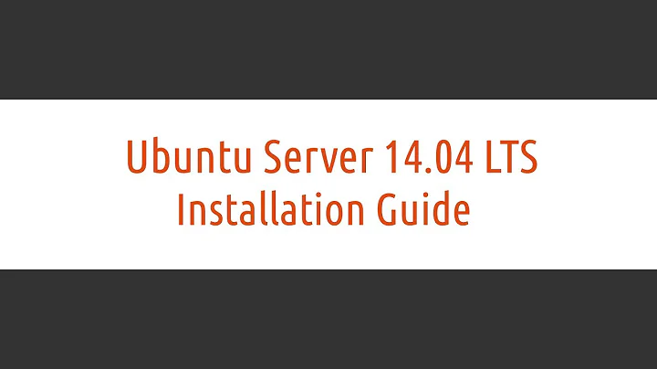 Ubuntu Server 14.04 LTS Trusty Tahr Installation Guide