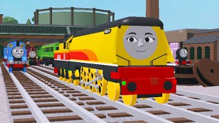 Rebecca Comes Home A Blue Train With Friends Remake