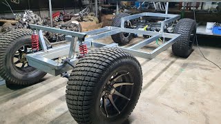 HOW TO MAKE ELECTRIC RUBICON JEEP CAR P1 MAKING CHASSIS