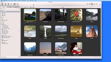 Managing Photo Libraries with Aperture: a video tutorial from TheMacU.com