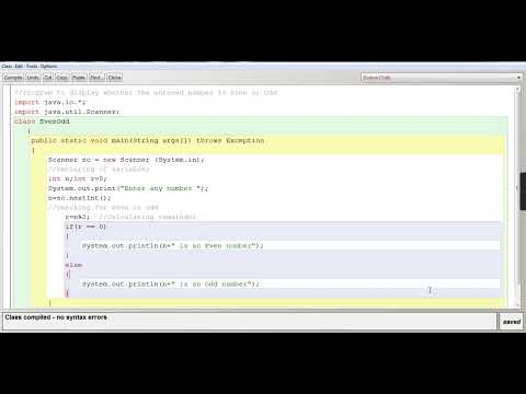 EVEN ODD || JAVA CLASS by ASHISH