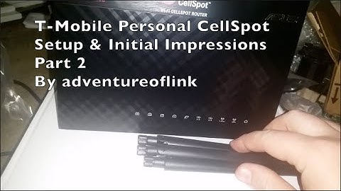 T-Mobile Personal Cellspot Setup & Initial Impressions (Part 2)