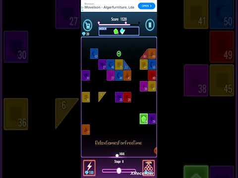 Brick Pang - brick breaker action arcade ball game Level 8 gameplay #walkthrough #games #gaming