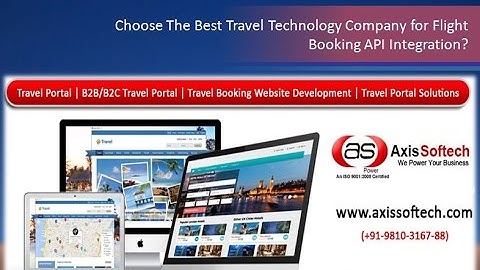 Best Travel Technology Company for Flight Booking API Integration