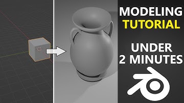 How to Create an AMPHORA in Blender under 2 Minutes