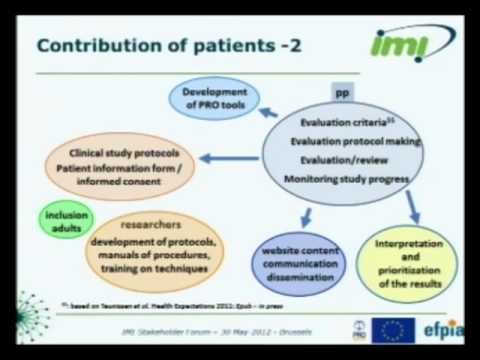Plenary - Patient involvement in the PROactive project (part 1)