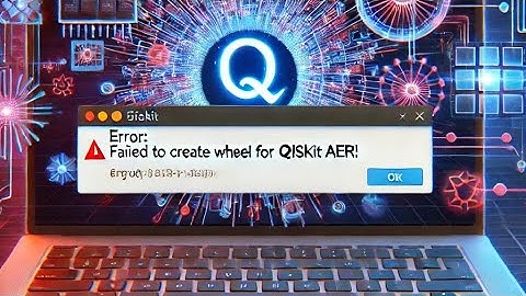How to install Qiskit in Windows(Qiskit aer problem solved)