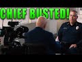 Corrupt Police Chief BUSTED BIG TIME During TV Interview
