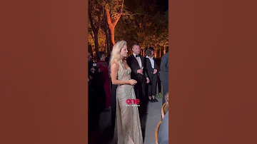 إطلالة كريستينا زوجة ايلي صعب جونيور ابن ايلي صعب في حفل زفاف سيليو صعب 