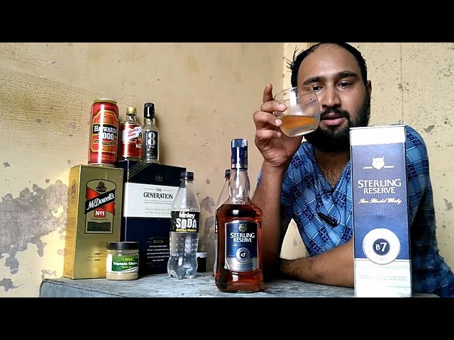 Sterling Reserve B7 Whisky Price Taste Review Youtube
