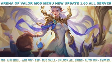 Hack Map Mod Full Skin Aov Full Server | Aim Elsu, Aim Fov, Esp Line, Auto Win, Bug Skill, Bypass...