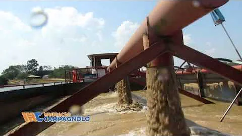 Como é extraído a areia?