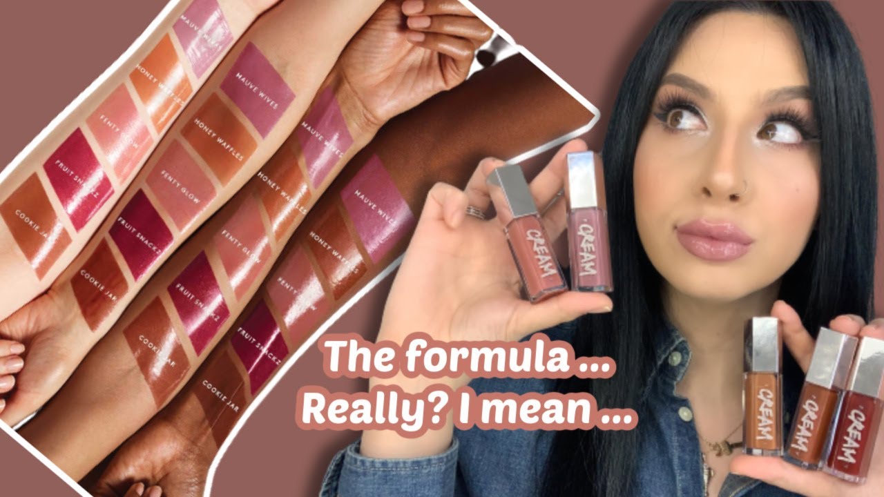 Fenty Beauty Gloss Bomb Cream Review Youtube Fenty Beauty Gloss Bomb Cream Review Youtube