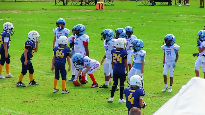 FISHHAWK SPARTANS vs. PREDATORS🔥🔥8U YOUTH FOOTBALL| POP WARNER
