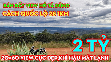 Bán Đất View Hồ Tà Đùng Xinh Đẹp,20×60,Cách QL28 900M,Giá 2 Tỷ | BẤT ĐỘNG SẢN TÂY NGUYÊN