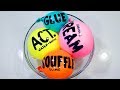 How to make satisfying rainbow souffl slime with balloons