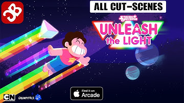 ALL CUT-SCENES - Steven Universe Unleash the Light (Apple Arcade)