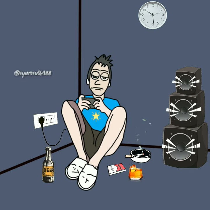 Story WA animasi#biar ga jenuh mending dangdutan dulu#