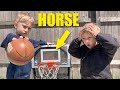 Mini Basketball Trick Shot HORSE | Colin Amazing