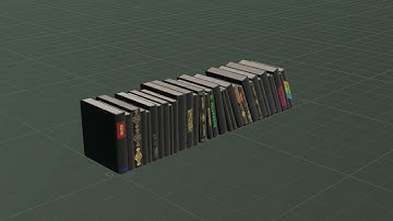 Houdini Bookshelf