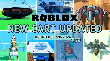 Roblox | Create a Cart Ride | New Carts Updated on 09/20/2024 #59