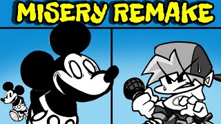 Friday Night Funkin' VS Mouse V3 - Misery Song Remake | Mickey Mouse Horror (FNF MOD/Hard)