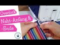 Overlocknaht verriegeln | Nahtanfang und -ende mit der Overlock | Naht sichern | Nähen | mommymade