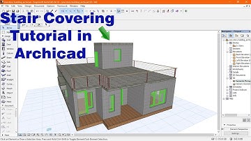 Archicad Tutorial - 3D covering stair tutorial in Archicad