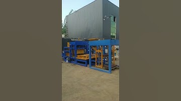 automatic concrete cement interlock pavement brick making machine for pavers #machine#building