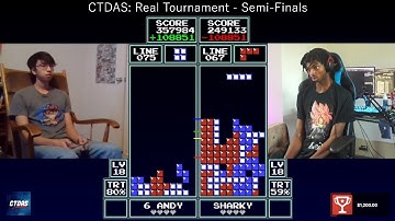 Andy, Sharky | Semis | Classic Tetris DAS