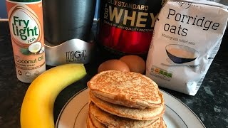 This video is about how to make quick & easy high protein bodybuilding
pancakes
