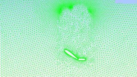 Flapping Airfoil with a Passively Moving Tail