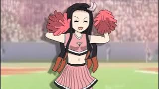 Nezuko cheers for Zenistu with toca toca dance | Kimetsu no Yaiba animation