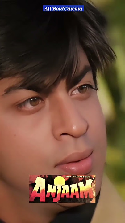 Anjaam(1994) : A Thriller/Romance starring Shahrukh in Negative Role #anjaam