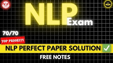 Perfect Paper Solution for RGPV NLP Exam | AL504 NLP Paper | Ace Your Exams with Pro Coder Jii 🔥
