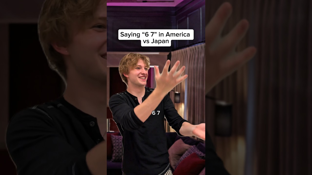 ぱ様へ♥6/20 Saying 6 7 in America vs Japan - YouTube