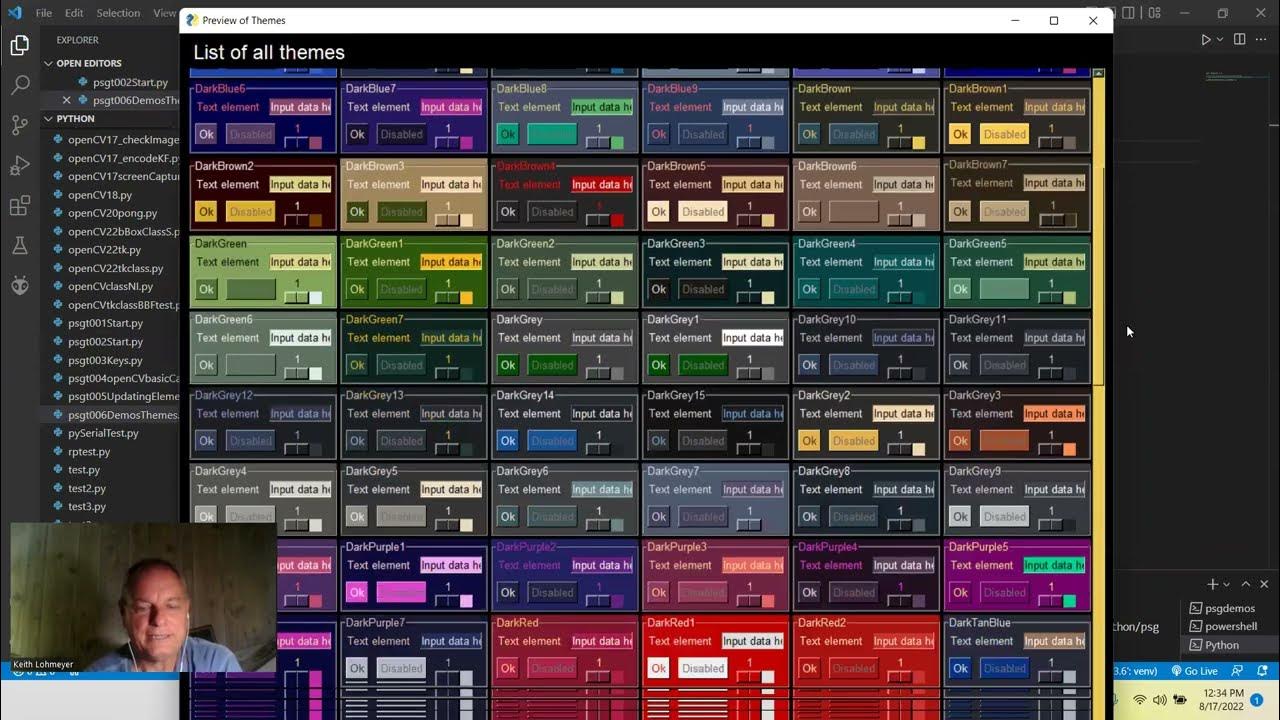 PySimpleGUI Tips - Demo Programs and Themes - YouTube