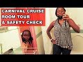 Carnival Cruise Valor Vlog 2018 | Room Tour and Safety Check | DNVlogsLife