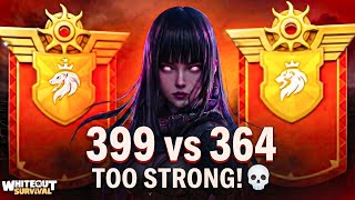 399 vs 364 — THEIR WHALE WAS TOO STRONG 💀 | Whiteout Survival