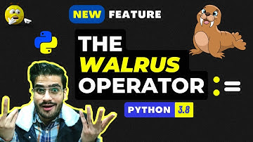 Must Know feature for every Python Developer 🔥🔥 | The Walrus Operator