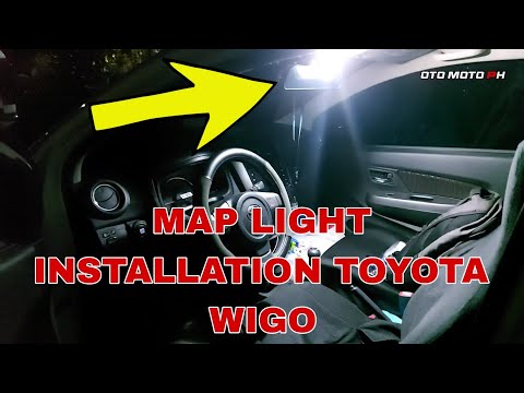 HOW TO INSTALL TOYOTA WIGO MAP LIGHT