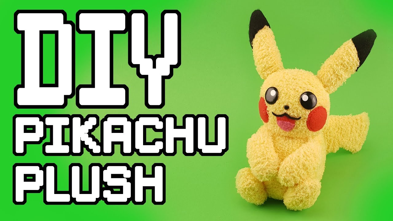 Pokemon : Pikachu Plush DIY Tutorial - YouTube