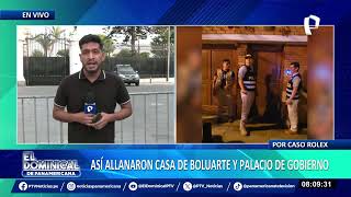 Así amanecieron los exteriores de Palacio de Gobierno tras allanamiento de casa de Dina Boluarte