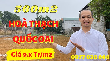 Bán 560m2 đất nền Hòa Thạch Quốc Oai – Bán đất Hòa Lạc – 0977030660