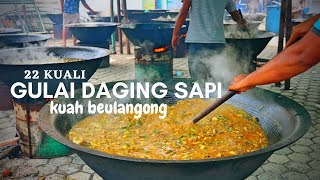 Gulai Daging Sapi Sebanyak 22 Kuali Besar || Kuah Beulangong Aceh Tradisi Akhir Ramadhan