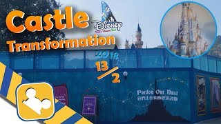 Construction update: castle transformation @ hong kong disneyland
(february 13, 2018)
========================================================== disney
magic...